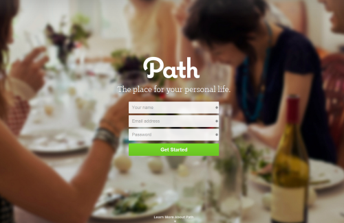 Path landing page