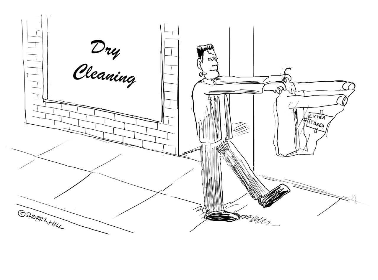 frankenstein cartoon - content marketing with cartoons