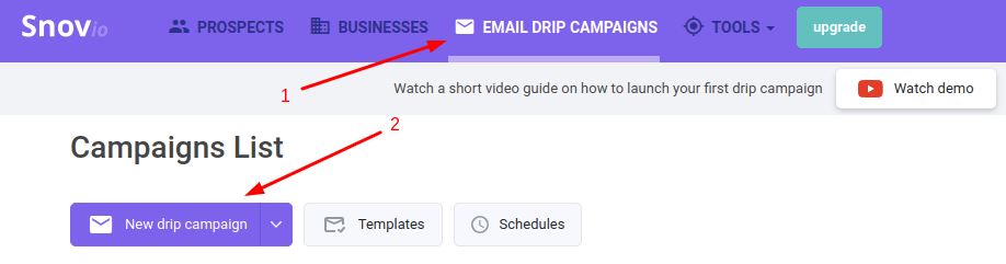 email drip campaign