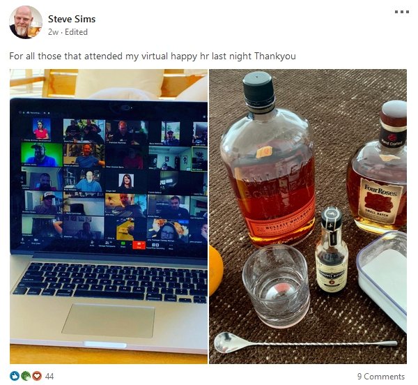 Steve Sims virtual meetup