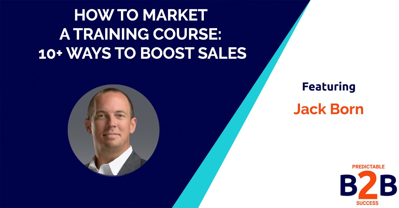 how to market a training course
