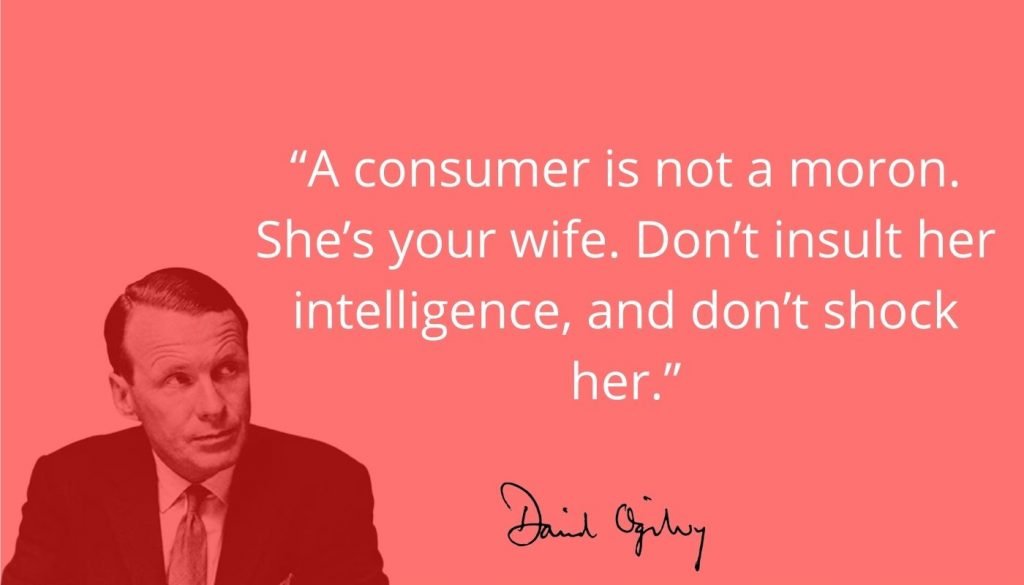 Ogilvy on being customer focused