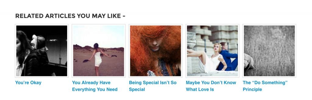 example of related posts at end of post