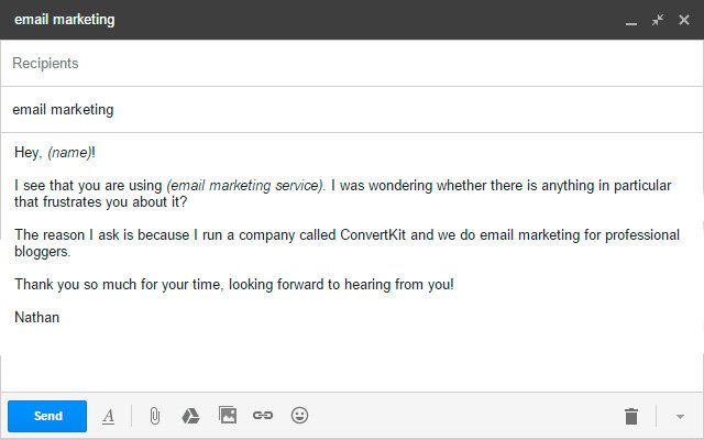 outreach email campaign template