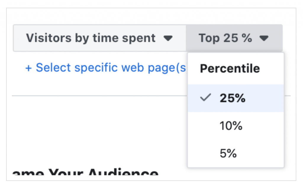 retarget people who spend the most time on your site