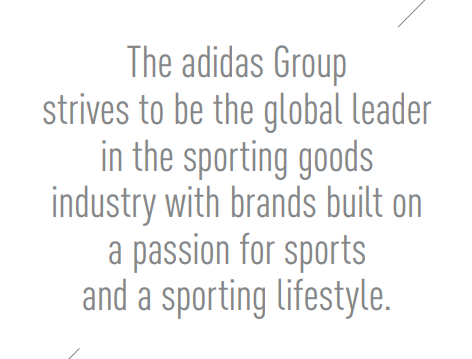 addidas branding statement