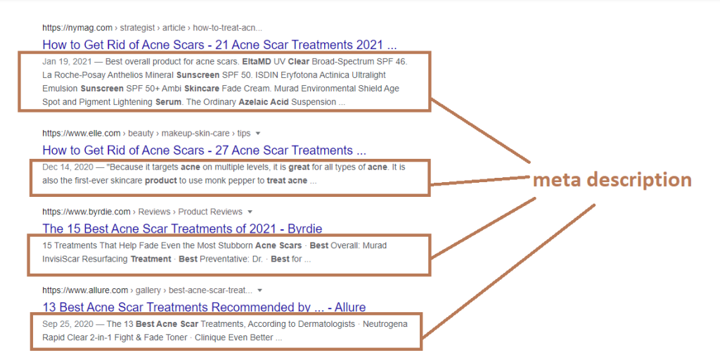 meta desc