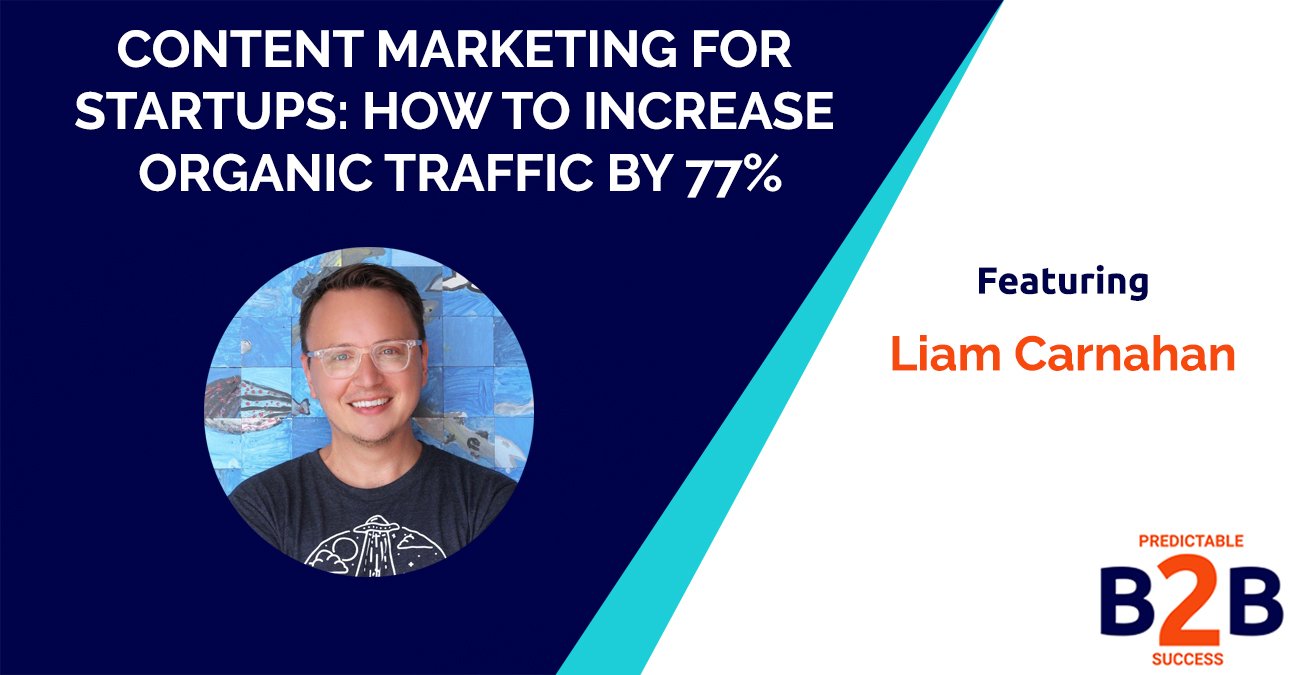 Content marketing for startups: How to increase organic traffic by 77%