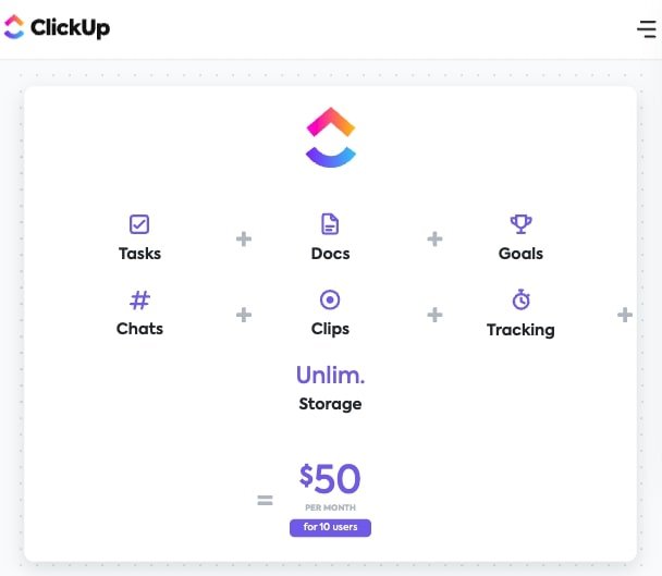 Clickup example of how to create content that is engaging