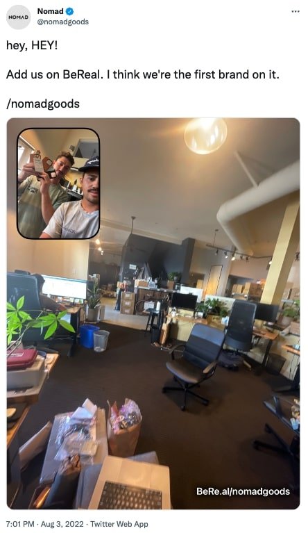 Example from Nomad on creating content