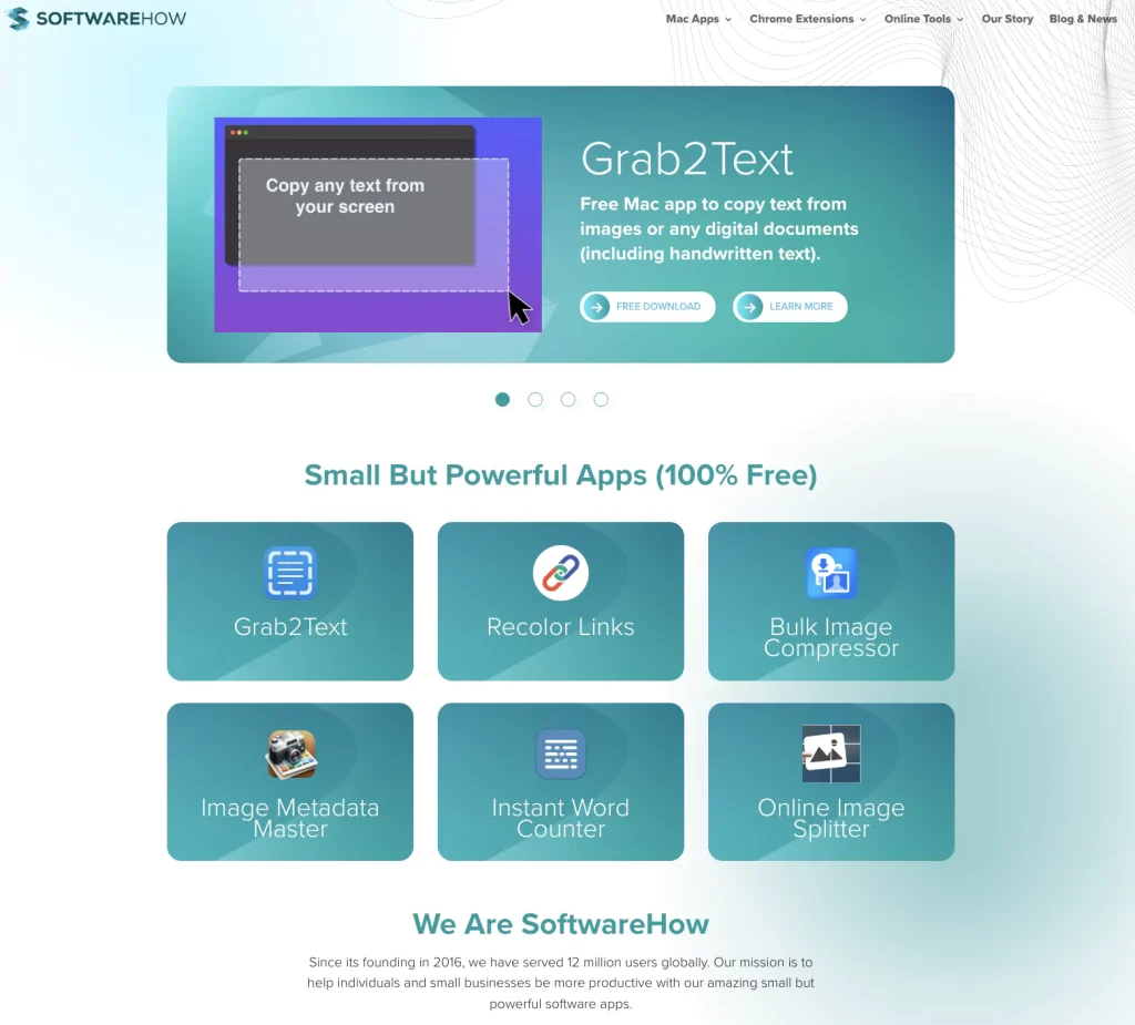 SoftwareHow navigation example of user-centric website design