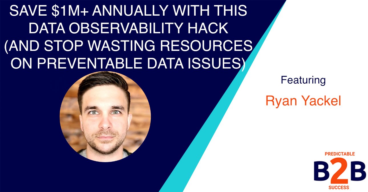 Save $1M+ Annually With This Data Observability Hack (And Stop Wasting Resources on Preventable Data Issues.)