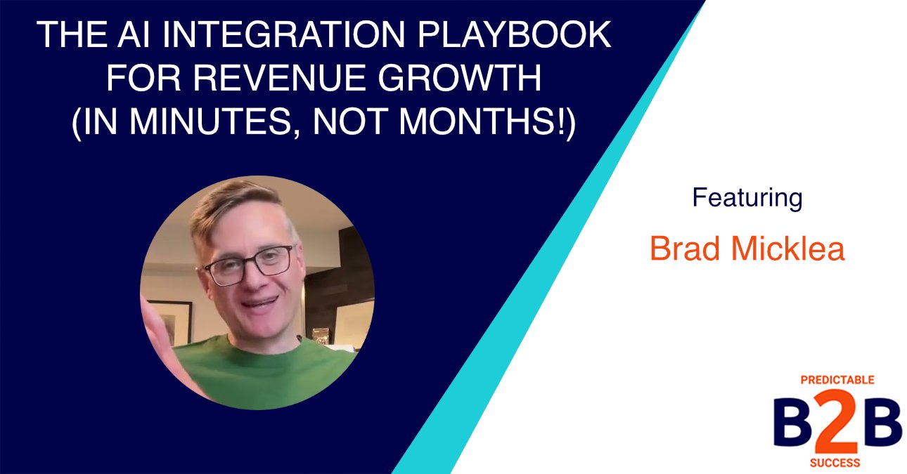 the ai integration playbook for revenue growth