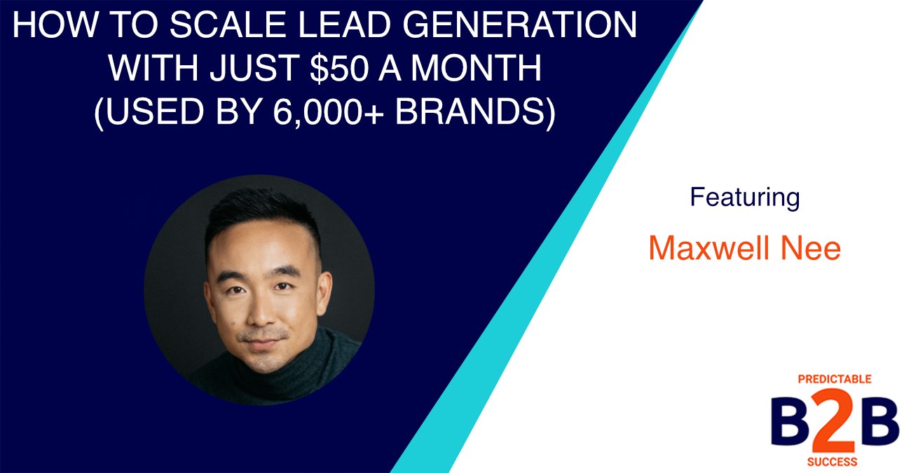 How to Scale Lead Generation With Just $50 a Month (Used by 6,000+ Brands, Including Jay Shetty And Chris Do)